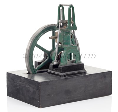 Lot 336 - AN ENGINEER'S MODEL FOR A TRAPEZIUM ENGINE, CIRCA 1890
