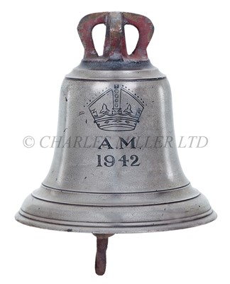 Lot 228 - AN AIR MINISTRY RAF SCRAMBLE BELL, 1942