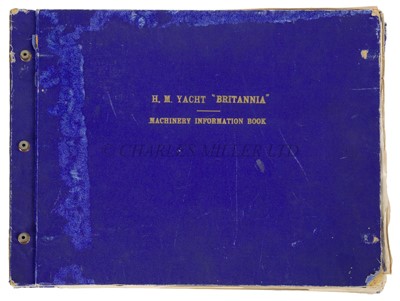 Lot 194 - H.M. YACHT 'BRITANNIA' MACHINERY INFORMATION BOOK, ISSUED BY JOHN BROWN, 1954