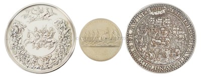 Lot 36 - A SILVER MEDAL COMMEMORATING THE SAFE RETURN OF THE S.S. GREAT BRITAIN TO BRISTOL ON 19TH JULY 1970