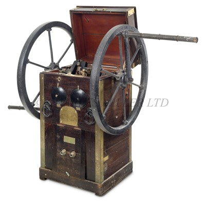 Lot 205 - A FINE ADMIRALTY PATTERN TWO-MAN DIVING PUMP BY SIEBE GORMAN & CO. LTD, LONDON, CIRCA 1964