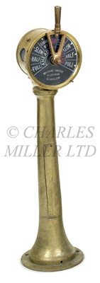 Lot 84 - A SINGLE-SIDED BRIDGE TELEGRAPH BY MECHANS LIMITED, SCOTSTOUN, GLASGOW