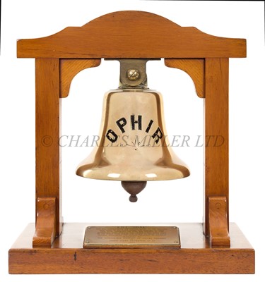 Lot 44 - A SHIP'S BELL FROM THE ORIENT LINE'S R.M.S. 'OPHIR', 1891