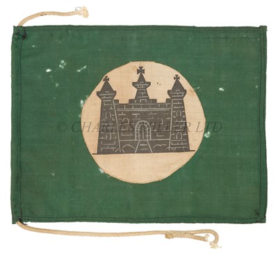 Lot 30 - A RARE BURGEE FROM THE DUKE OF EDINBURGH'S 'DRAGON'-CLASS YACHT 'BLUEBOTTLE', CIRCA 1947