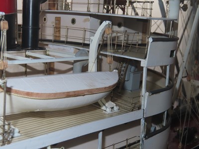 Lot 78 - A BUILDER'S BOARDROOM MODEL FOR THE M.V. 'CLAN MACLAREN', BUILT BY SINCLAIR MODEL ENGINEERING FOR GREENOCK DOCKYARD CO., 1946