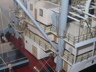 Lot 78 - A BUILDER'S BOARDROOM MODEL FOR THE M.V. 'CLAN MACLAREN', BUILT BY SINCLAIR MODEL ENGINEERING FOR GREENOCK DOCKYARD CO., 1946