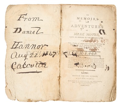 Lot 109 - ‘THE MEMOIRS AND ADVENTURES OF MARK MOORE, LATE AN OFFICER IN THE BRITISH NAVY..’