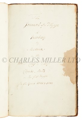 Lot 31 - A LOG FOR THE HONOURABLE EAST INDIA COMPANY SHIP 'CHARLES MILLS', 1811-12