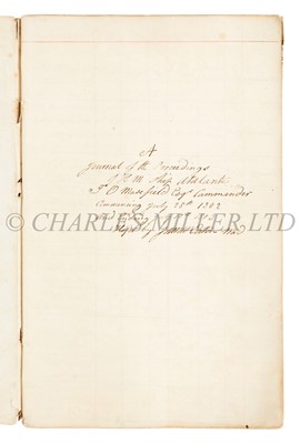 Lot 110 - A GROUP OF FOUR EARLY 19TH CENTURY MIDSHIPMAN JOURNALS