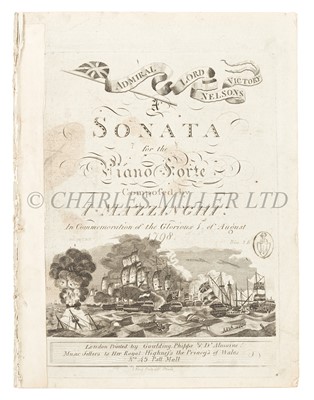 Lot 130 - A COLLECTION OF LATE 18TH-EARLY 19TH CENTURY WORKS COMMEMORATING NELSON AND TRAFALGAR