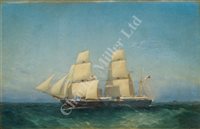 Lot 57 - GIROLAMO GIANNI (1837-1895) - H.M.S. 'Condor' after the Bombardment of Alexandria, 1882
