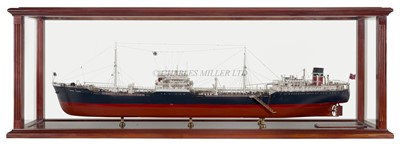 Lot 85 - A 1:96 SCALE BUILDER'S MODEL OF THE TANKER 'BRITISH FREEDOM', BUILT BY SWAN HUNTER WIGHAM RICHARDSON LTD FOR BP LTD, 1950