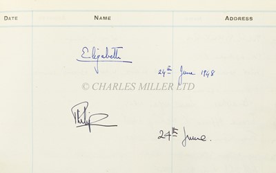 Lot 193 - ADMIRAL PATRICK BRIND'S 4TH CRUISER SQUADRON VISITORS' BOOK