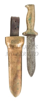 Lot 219 - A REPRODUCTION DIVER'S KNIFE AFTER C. E. HEINKE & CO. LTD, LONDON