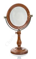Lot 281 - A TABLE-TOP PARABOLIC MIRROR CIRCA 1810