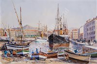 Lot 39 - δ GUY L'HOSTIS (FRENCH, B. 1945)<br/>Views of the...