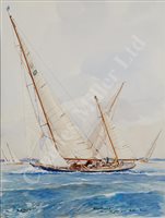 Lot 46 - δ GUY L'HOSTIS (FRENCH, B. 1945)<br/>The Camper &...