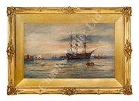 Lot 48 - THOMAS BUSH HARDY (BRITISH, 1842-1897)<br/>H.M.S....