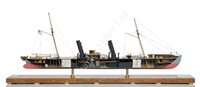 Lot 321 - AN INTERESTING 1:144 SCALE LONGITUDINAL SECTION MODEL OF THE AMERICAN CIVIL WAR BLOCKADE RUNNER HOPE [1863]