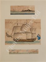 Lot 52 - ENGLISH NAVAL SCHOOL, CIRCA 1800<br/>H.M. Ship...