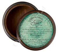 Lot 56 - A TREEN TABLE SNUFF BOX MADE FROM WOOD...