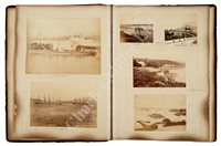 Lot 89 - PHOTOGRAPH ALBUM<br/>a collection of 117 actual...