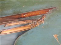 Lot 341 - A HALF-BLOCK BUILDER'S MODEL FOR THE IRON SAILING SHIP JAMES CRAIG (Ex-CLAN MACLEOD), BUILT FOR T. DUNLOP & SONS BY BARTRAM & HASWELL, SUNDERLAND, 1874