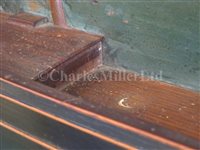 Lot 341 - A HALF-BLOCK BUILDER'S MODEL FOR THE IRON SAILING SHIP JAMES CRAIG (Ex-CLAN MACLEOD), BUILT FOR T. DUNLOP & SONS BY BARTRAM & HASWELL, SUNDERLAND, 1874