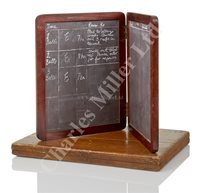 Lot 118 - AN OFFICER OF THE WATCH SLATE BOARD<br/>framed in...