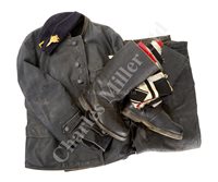 Lot 149 - A LEATHER KRIEGSMARINE U-BOAT CREW...