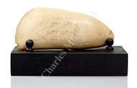 Lot 167 - Ø  A FINE 19TH CENTURY SAILWORK SCRIMSHAW...