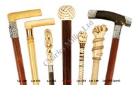 Lot 149 - Ø A 19TH CENTURY 'GOING ASHORE' CANE<br/>tapering...