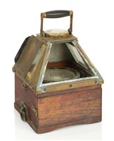 Lot 188 - AN ADMIRALTY-PATTERN BOAT BINNACLE ISSUED TO THE IRISH LIGHTSHIP TERN, 1912