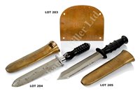 Lot 205 - A DIVING KNIFE BY JOHN NOWILL & SONS LTD,...