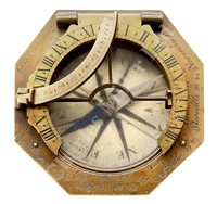 Lot 225 - AN INCLINING DIAL BY NEBEL & BUTTERFIELD,...