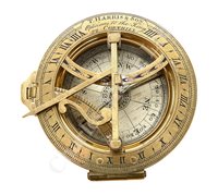 Lot 228 - A POCKET INCLINING DIAL BY T. HARRIS & SON,...