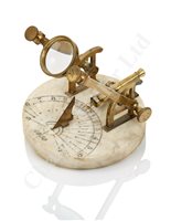 Lot 229 - A NOON DAY CANNON DIAL, PROBABLY FRENCH, CIRCA...