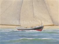 Lot 30 - RICHARD HENRY NEVILLE CUMMING (BRITISH, 1875-1911) - Big class yachts racing in the Solent