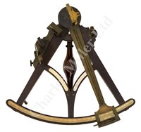 Lot 238 - Ø A RARE 12IN. RADIUS VERNIER SEXTANT BY...