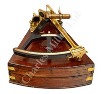 Lot 239 - Ø A 9¾IN. RADIUS VERNIER OCTANT BY D. FILBY,...