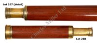 Lot 207 - A FINE 2IN. SINGLE DRAW SEA SERVICE TELESCOPE...