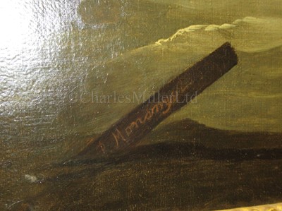 Lot 39 - PETER MONAMY (BRITISH, 1681-1749) - An Admiralty yacht escorting a Vice Admiral of the Red off a coast