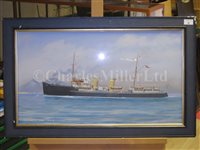 Lot 26 - LUCA PAPALUCA (ITALIAN, 1890-1934) - S.Y. 'Cutty Sark' R.Y.S.