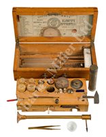 Lot 295 - A BLOW-PIPE APPARATUS BY J.T. LETCHER, TRURO, CORNWALL, CIRCA 1880
