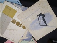 Lot 146 - AN ORIENT LINE AUSTRALIA TO ENGLAND SCHEDULE, CIRCA 1914; and a quantity of Orient Line ephemera