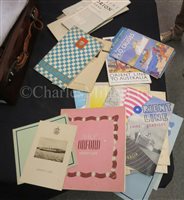 Lot 146 - AN ORIENT LINE AUSTRALIA TO ENGLAND SCHEDULE, CIRCA 1914; and a quantity of Orient Line ephemera