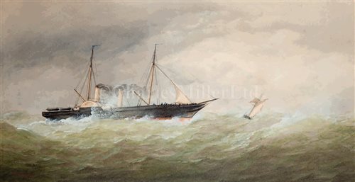 Lot 14 - Charles TAYLOR (British, Fl. 1836-1871)<br/>A...