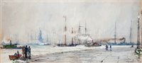 Lot 16 - Charles Edward Dixon (British , 1872-1934)<br/>A...