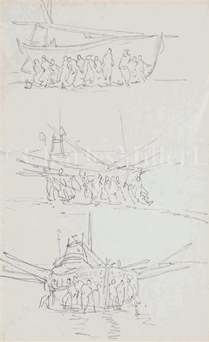 Lot 20 - William Lionel WYLLIE (BRITISH, 1851-1931)<br/>A...