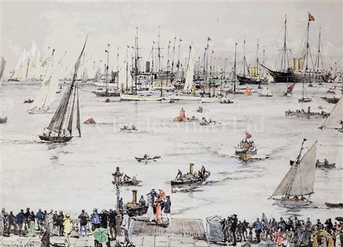 Lot 27 - Charles Edward Dixon (British,...